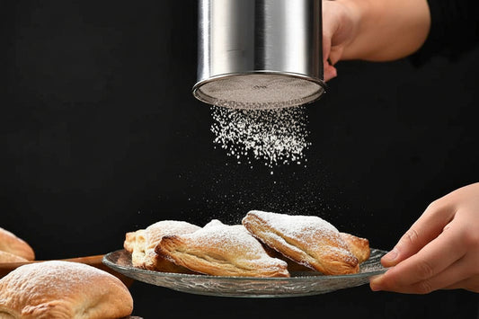 tamis cuisine semi automatique pour saupoudrer parfaitement les patisseries
