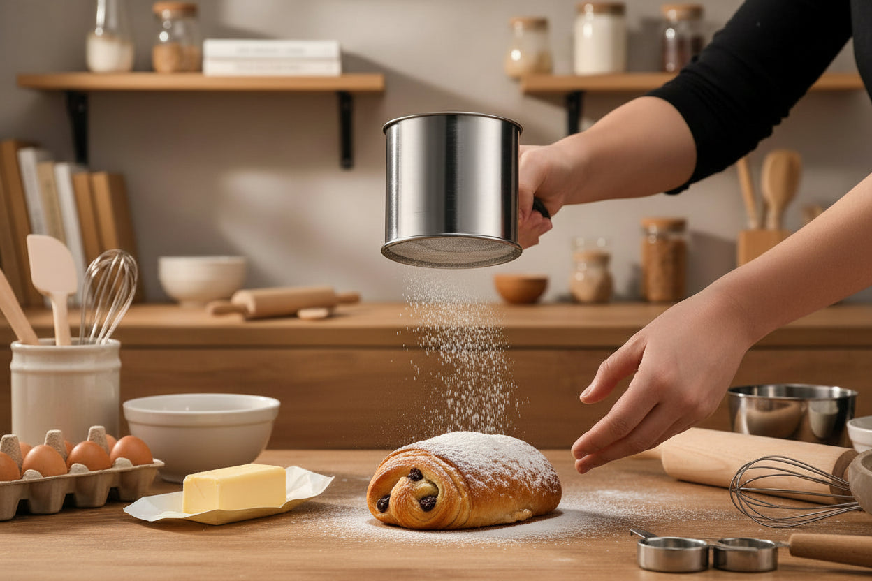 tamis cuisine semi automatique pour sucre a glacer