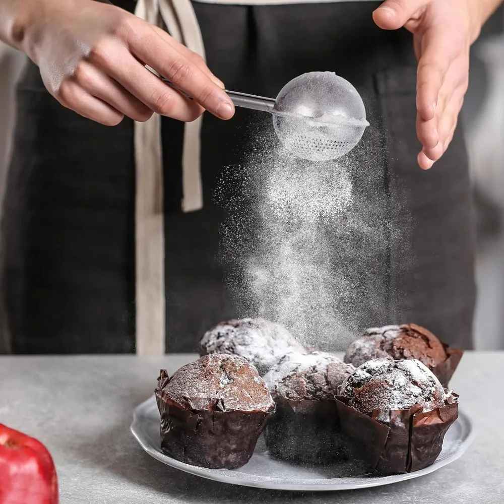 tamis de cuisine pour saupoudrer muffins et cupcakes