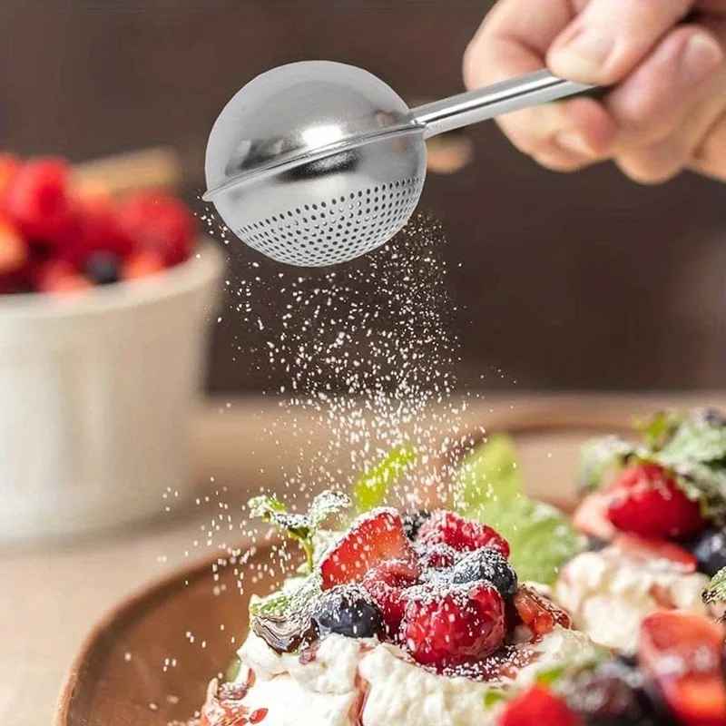 tamis de cuisine pour saupoudrer verrines de fruits