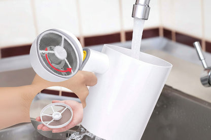 tamis electrique grande capacité plastique et filtre en acier