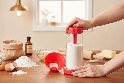 tamis pour cuisine avec poignée rotative