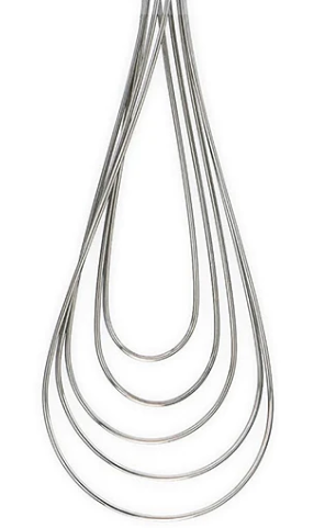 fouet plat acier inoxydable
